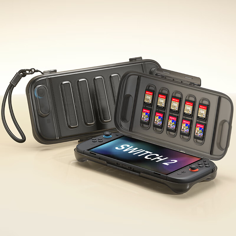 JSAUX Jiusuo Switch 2 Protective Case, Transparent Full Coverage Shell, Suitable...