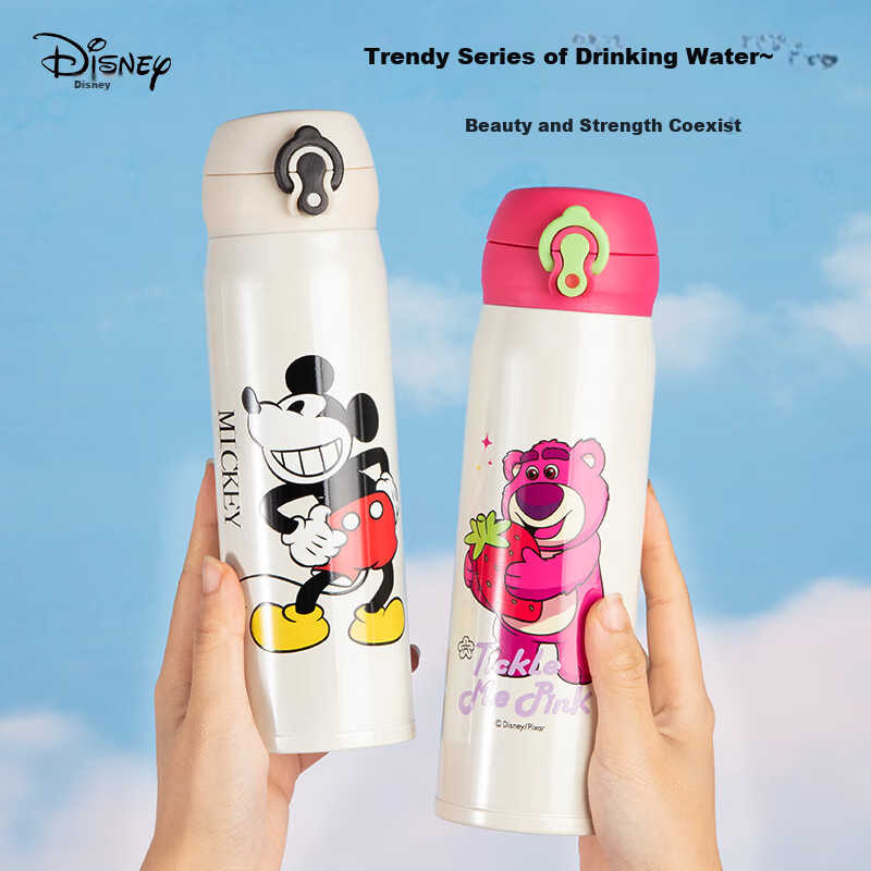 Disney Insulated Water Bottle for Children, Food-Grade Stainless Steel Direct Dr...