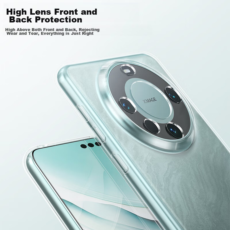 PISEN Compatible with Huawei Mate60 Phone Case, Ultra-Thin High Transparency, Sh...