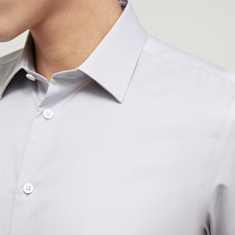 YOUNGOR Men's Shirt 2023 Summer Youth Business Easy Care High Yarn High-End Shor...