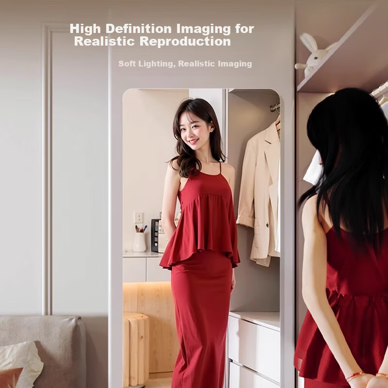 Qianxi Huafu Full-Length Mirror, Dressing Mirror, Cabinet Door Sticker, Wall Sel...