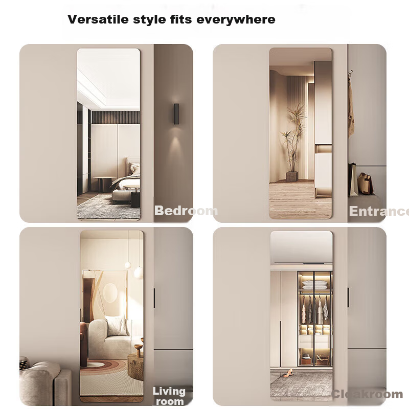 Qianxi Huafu Full-Length Mirror, Dressing Mirror, Cabinet Door Sticker, Wall Sel...