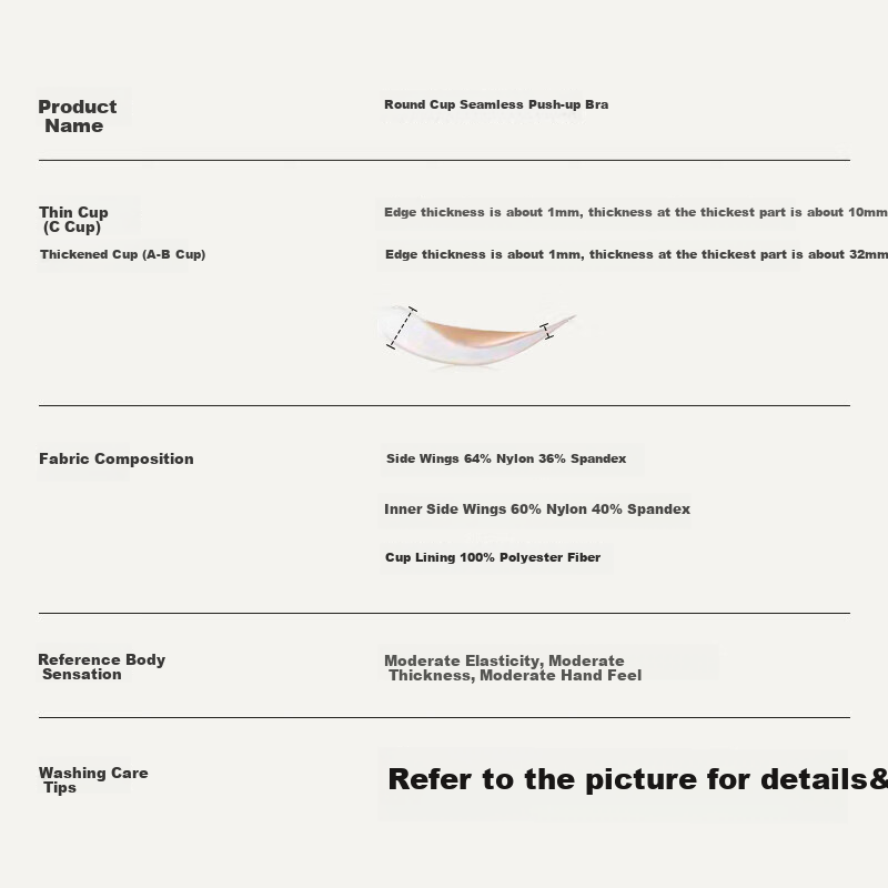 Ubras Valentine's Day Gift, Yu Shuxin's Style, Push-Up Seamless Sexy Wireless Br...