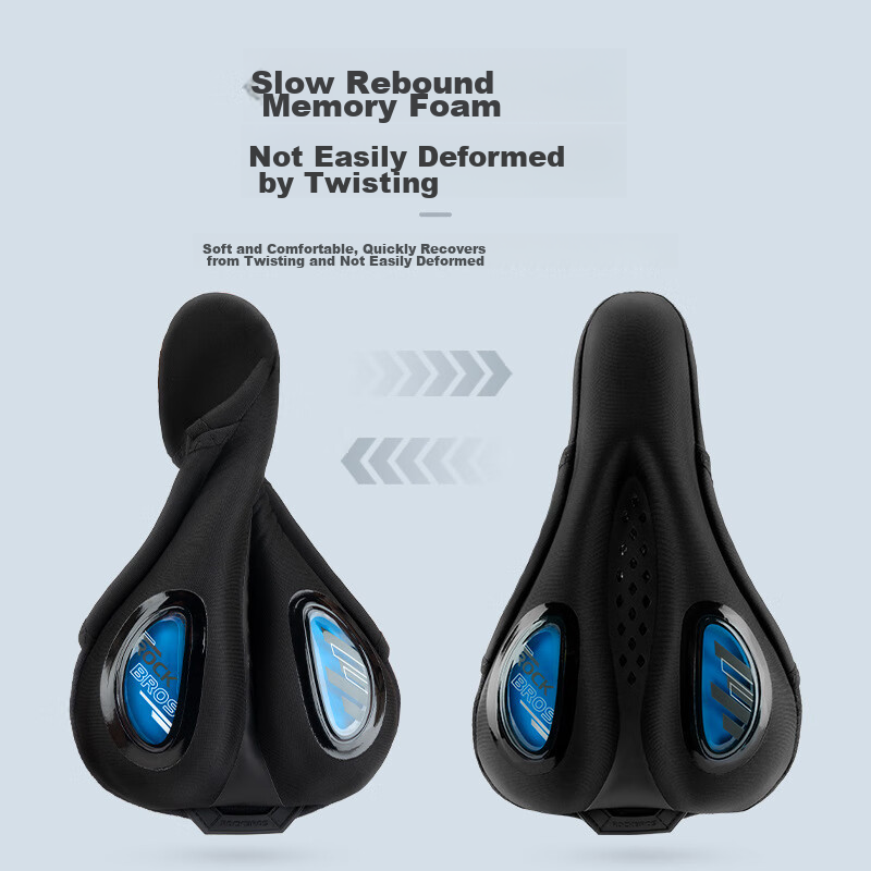 ROCKBROS Bicycle Seat Cover, Quick-Release, Thickened Silicone, Comfortable, for...