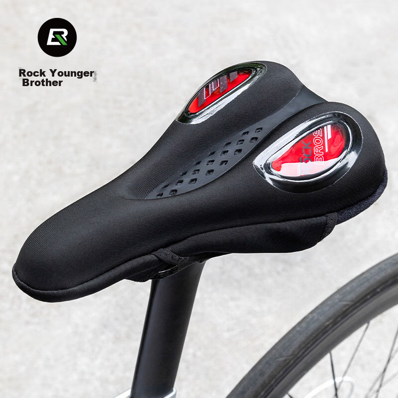 ROCKBROS Bicycle Seat Cover, Quick-Release, Thickened Silicone, Comfortable, for...