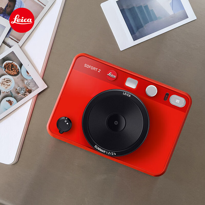 Leica SOFORT 2 Instant Camera, One-Step Imaging Camera (Black) 19190