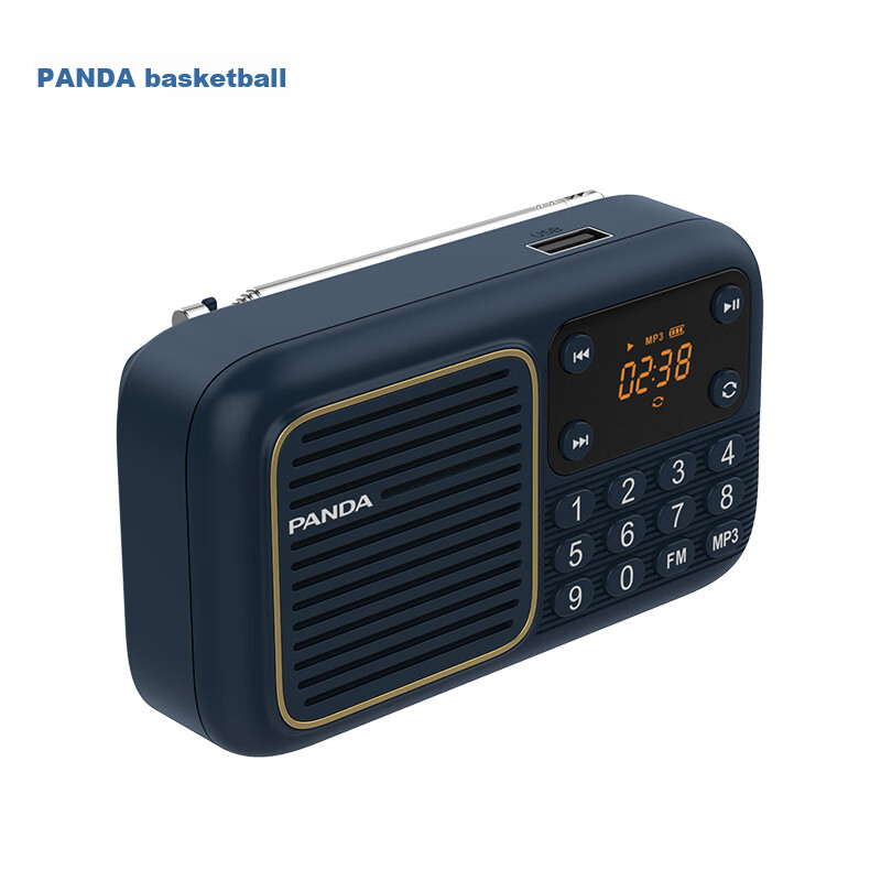 Panda S4 Radio, 8GB Memory Card, Portable FM Tuner for Elderly, Rechargeable, Su...