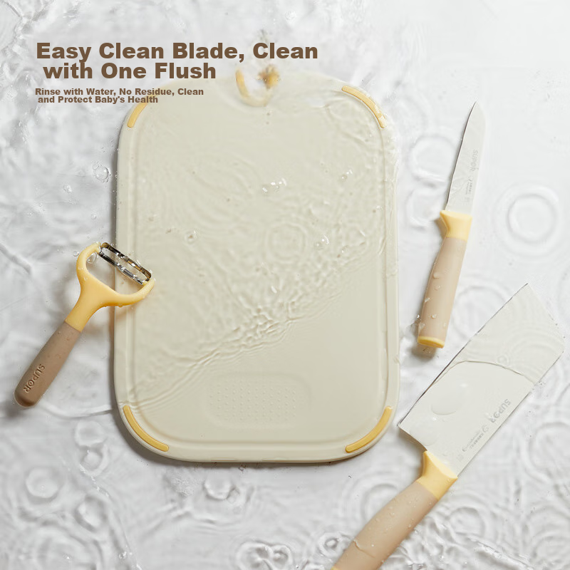 SUPOR Knife Set with Baby Cutting Board, Baby Food And Fruit Knife, Complete Kit...