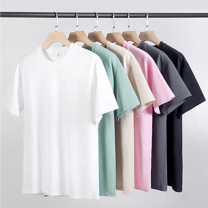 Cotton Soul National Tide Brand T-shirt Men's Pure Cotton Comfortable Two-piece...