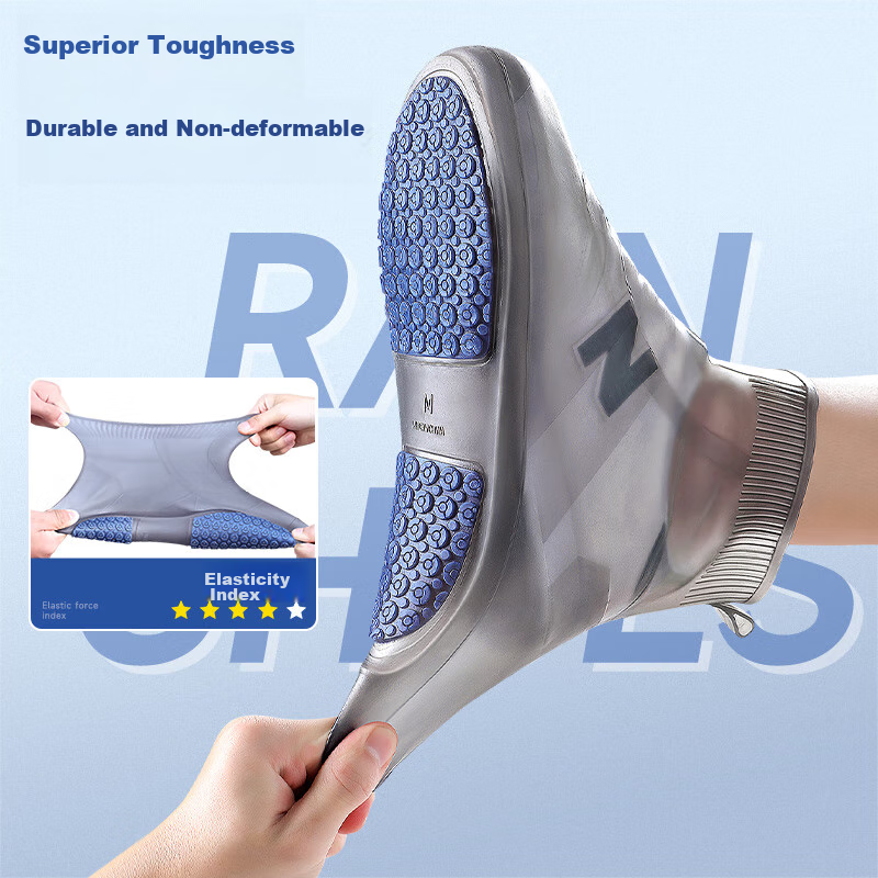 Biaze Biaze Waterproof Shoe Covers for Adults, Silicone Rain Shoe Covers, Non-Sl...