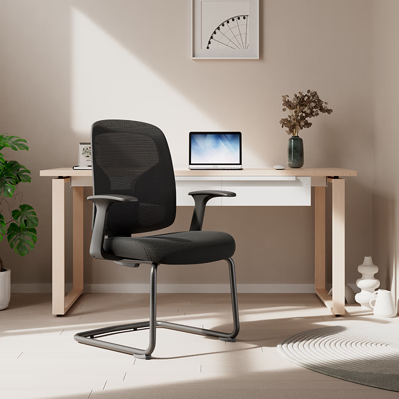 Deli 4900M Business Office Computer Chair Enterprise Procurement Bow Chair Expan...