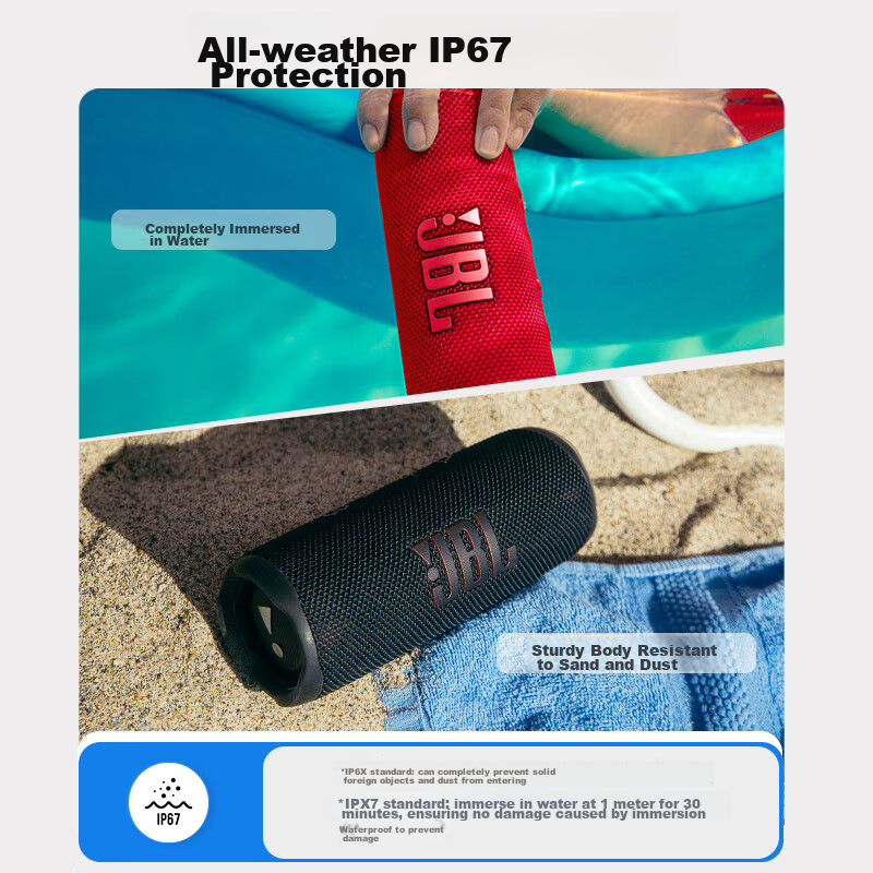 JBL FLIP6 Music Kaleidoscope Sixth Generation, Flip5 Upgraded Version, Portable...