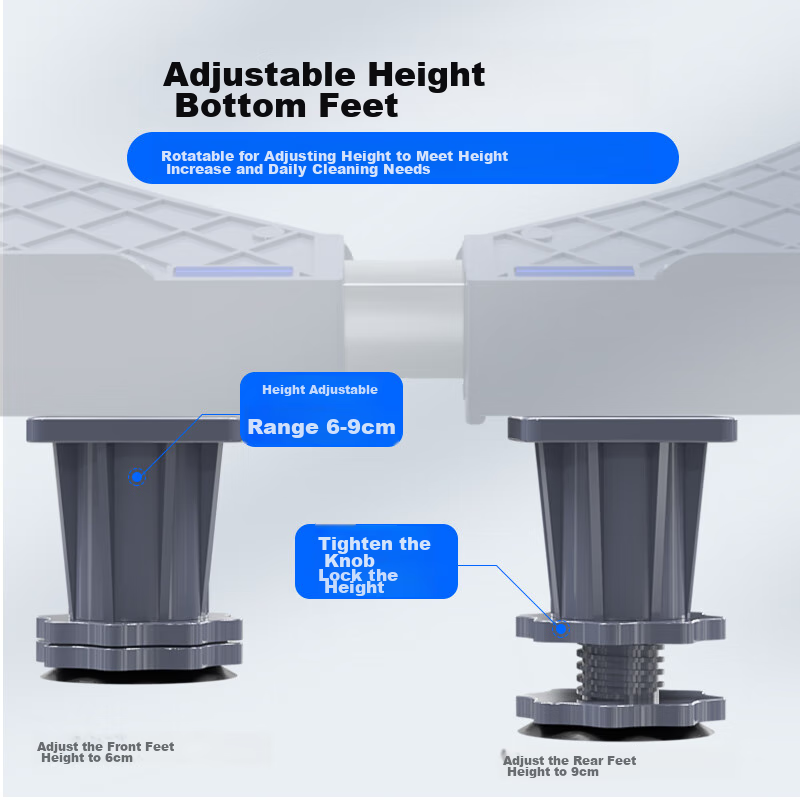 Heptagonal Washing Machine Base, Fully Automatic Drum And Impeller Washing Machi...