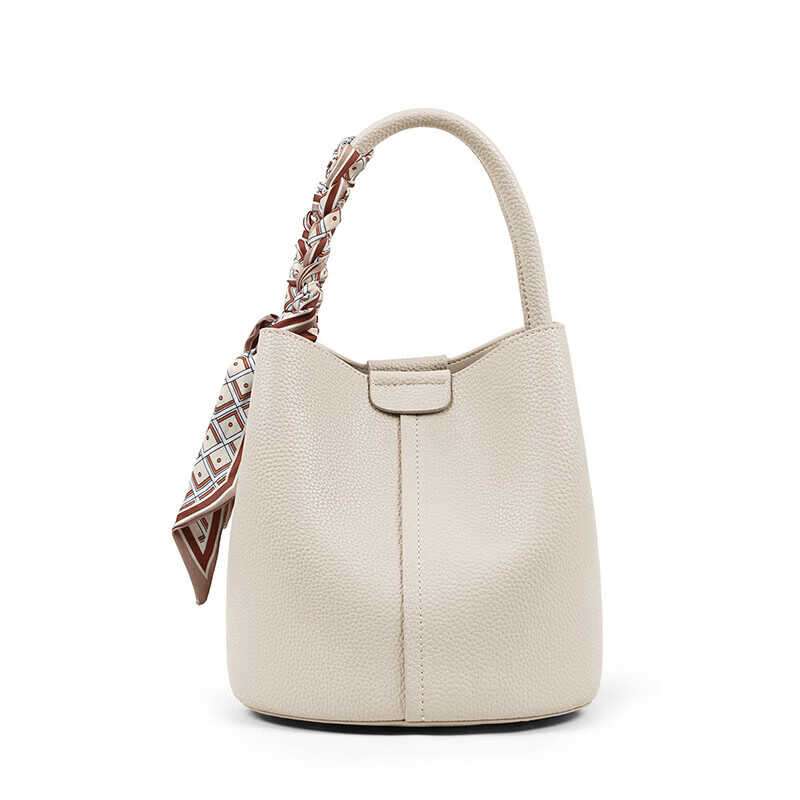 YUYULA Leather Handbag, Women's Bucket Bag, High-End Brand Crossbody And Handhel...