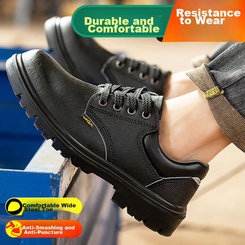 Old Butler Safety Shoes for Men, Anti-Smashing, Anti-Puncture, LA Steel Toe, Ste...