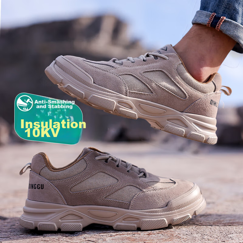 Dinggu Safety Shoes for Men, All-Season Insulated, Anti-Smashing, Anti-Puncture,...