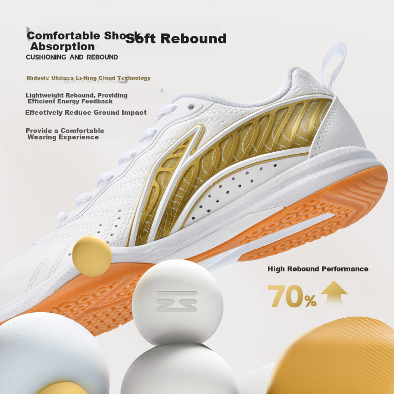 LI-NING Ping Pong Shoes Eagle Eye 3.0 Anti-slip Wear-resistant Breathable Profes...