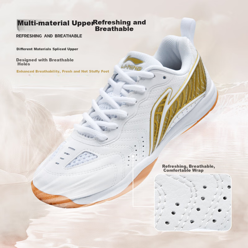 LI-NING Ping Pong Shoes Eagle Eye 3.0 Anti-slip Wear-resistant Breathable Profes...