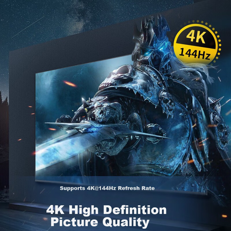 YOREN Mini DP to DP 1.4 Converter Cable 5m 4k@144Hz 2K@165Hz Support Bi-Directio...