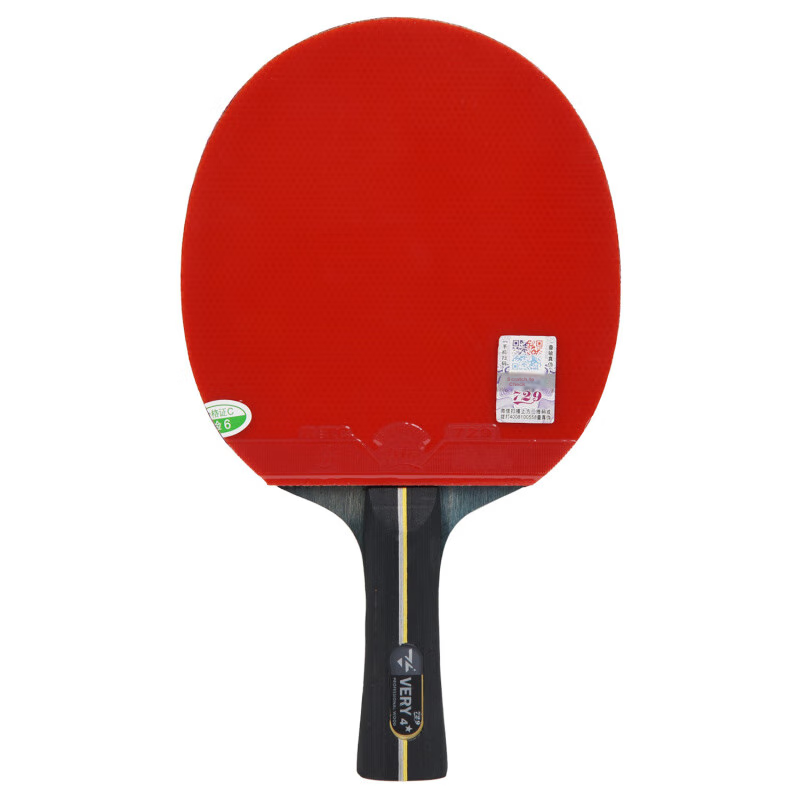 729 Table Tennis Racket, Penhold Grip, 4-Star VERY Racket, Double-Sided Reverse...