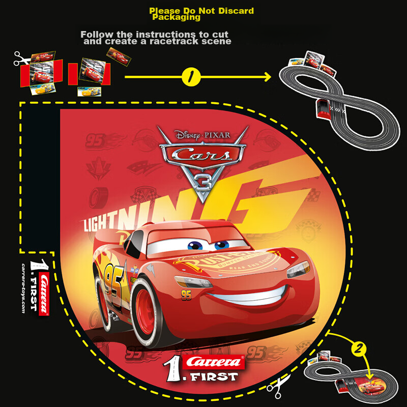 Carrera Track Racing Car First Series Paw Patrol Children's Toy, Boys' Gift, Two...