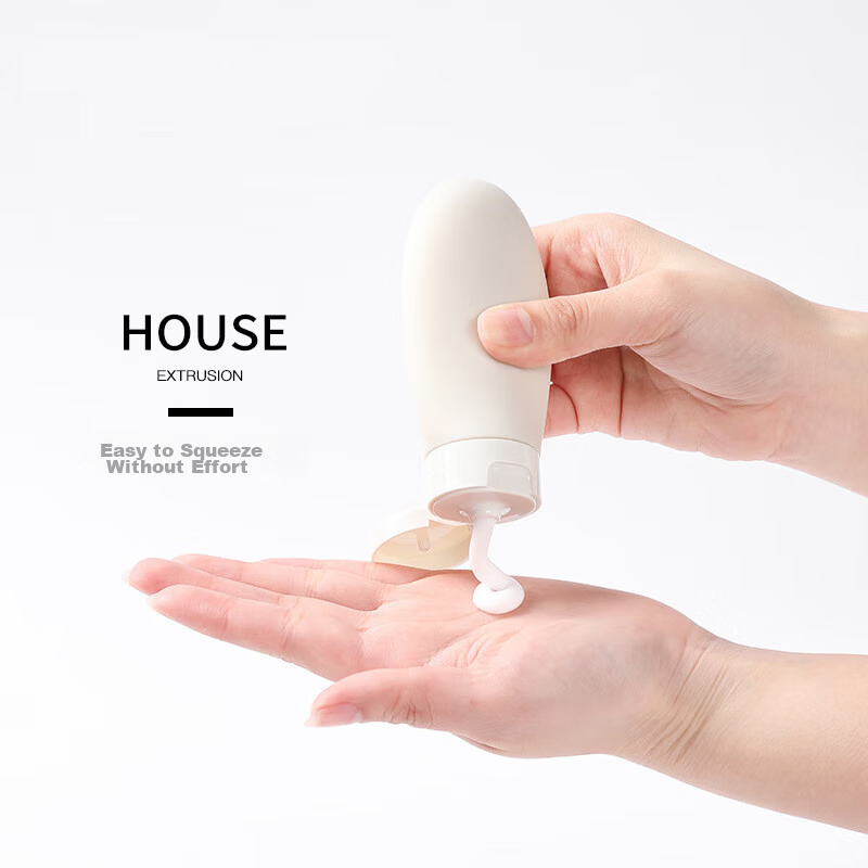 Xinqin Travel Portable Cosmetic Dispenser Bottles Set, 3-Pack, for Lotion, Shamp...