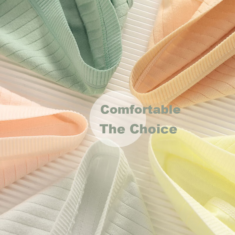 FitonTon 6-Pack Women's Cotton Antibacterial Breathable Mid-Rise Comfortable Und...