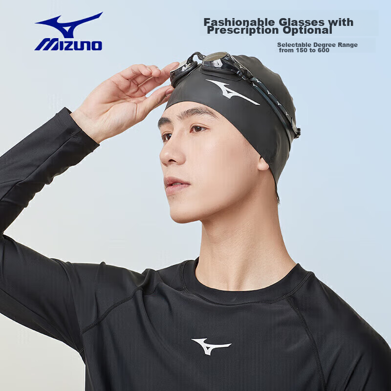 Mizuno Swimming Trunks for Men, Knee-Length Quick-Dry Swimwear, Anti-Embarrassme...