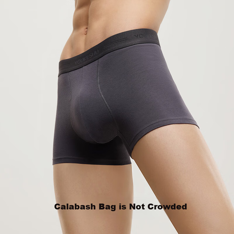Youkeshu Men's Underwear, Pure Cotton, 10A Antibacterial, Silk Gusset, Breathabl...