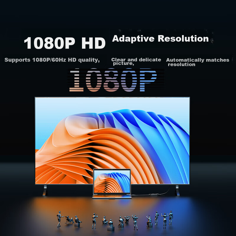 Lulian HDMI to VGA Converter, High-Definition Video Adapter with Audio And Power...