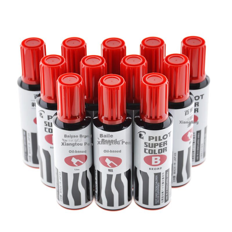 PILOT Oil-Based Marker Pen, Chisel Tip, Large Capacity Logistics Marker Pen SC-B...
