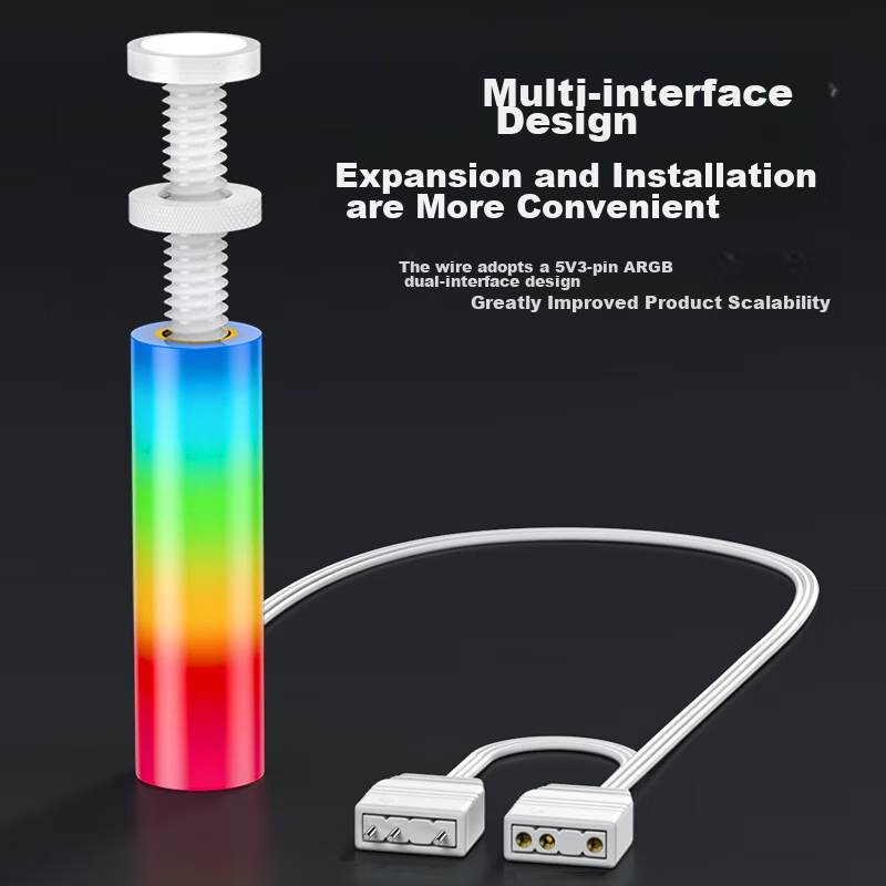 Liantuo Argb Graphics Card Support Bracket, Desktop Computer Graphics Card Stand...