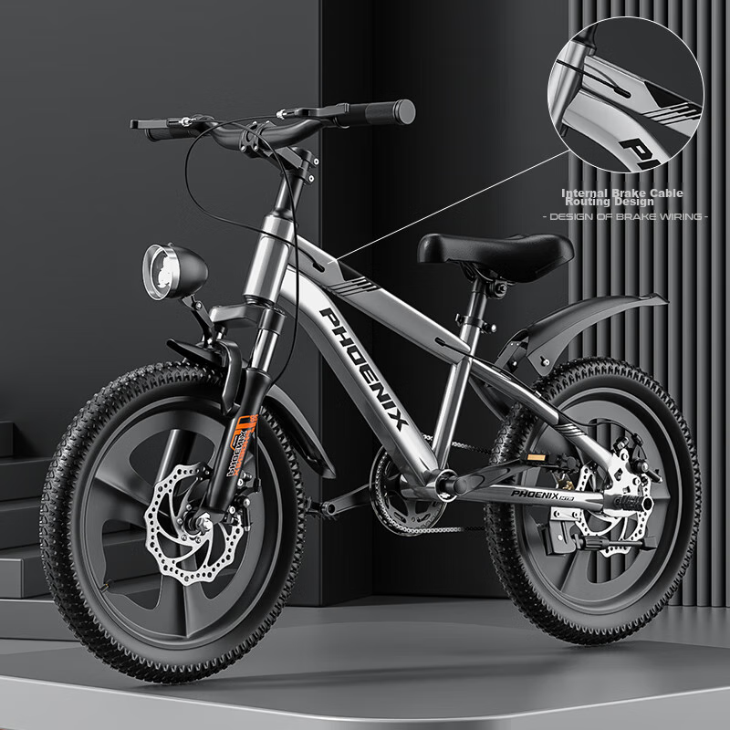 Phoenix Children's Bicycle for Ages 6-12, Student Bike for Older Kids, Mountain...