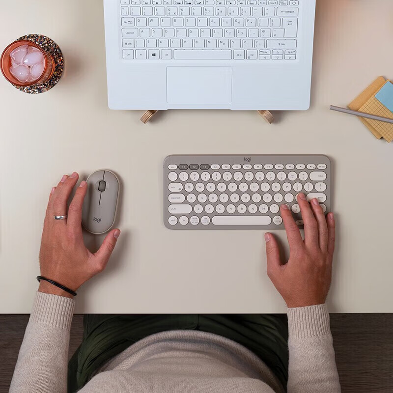 Logitech K380 Enterprise Wireless Bluetooth Keyboard for Office, Laptop, Tablet,...