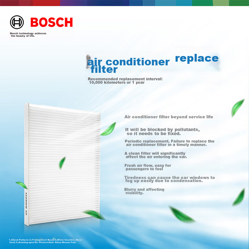 Bosch (BOSCH) Single-Effect Air Conditioning Filter Element 5508 for Nissan Tean...