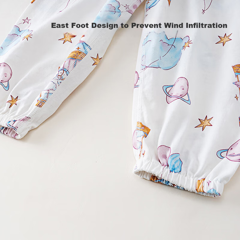 Shubeyi 2-Pack Children's Summer Thin Pants Boys' and Girls' Casual Mosquito-Pro...