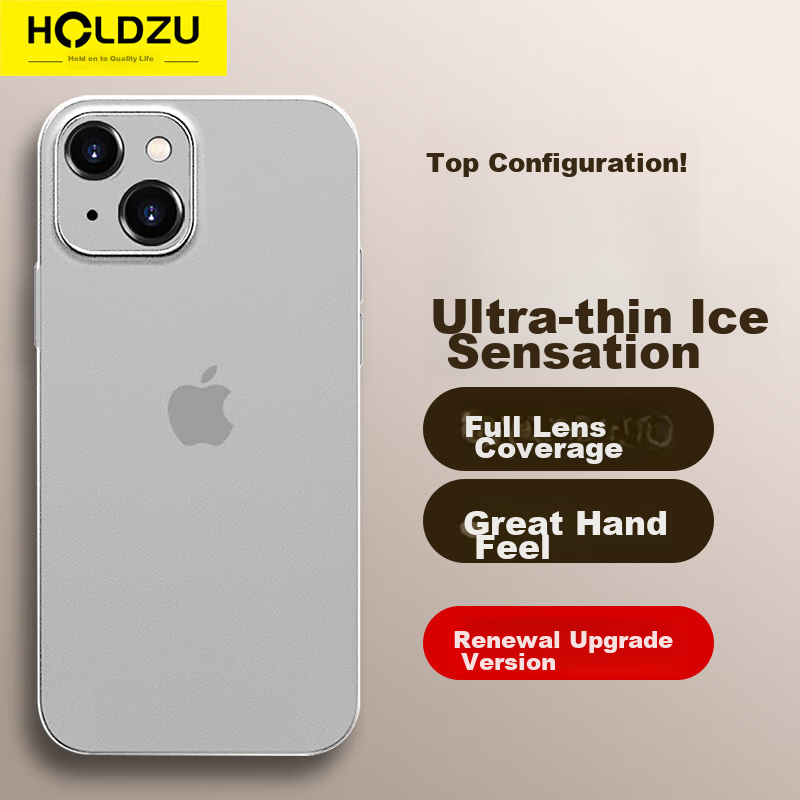 HOLDZU [Unnoticeable Micro-Sand] Case for Apple IPhone 15, Protective Cover with...