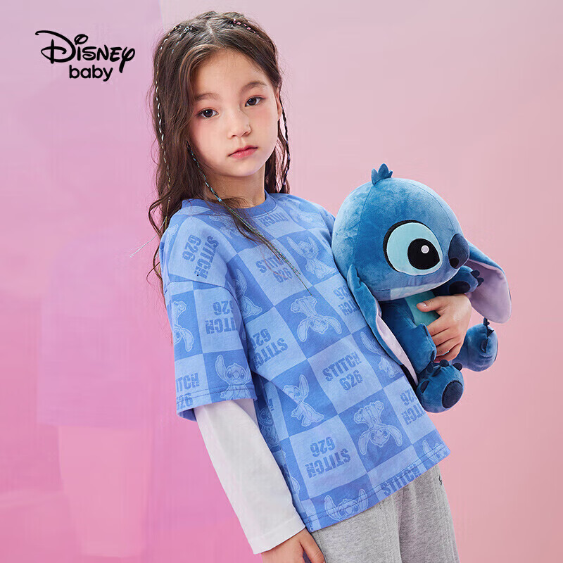 Disney Children's Clothing, Boys And Girls Knitted Faux Two-Piece Long-Sleeve T-...