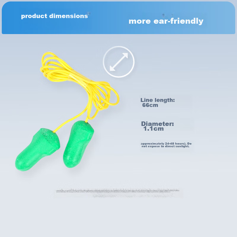Honeywell Noise-Cancelling Earplugs with Cord, Anti-Noise for Sleeping, Studying...