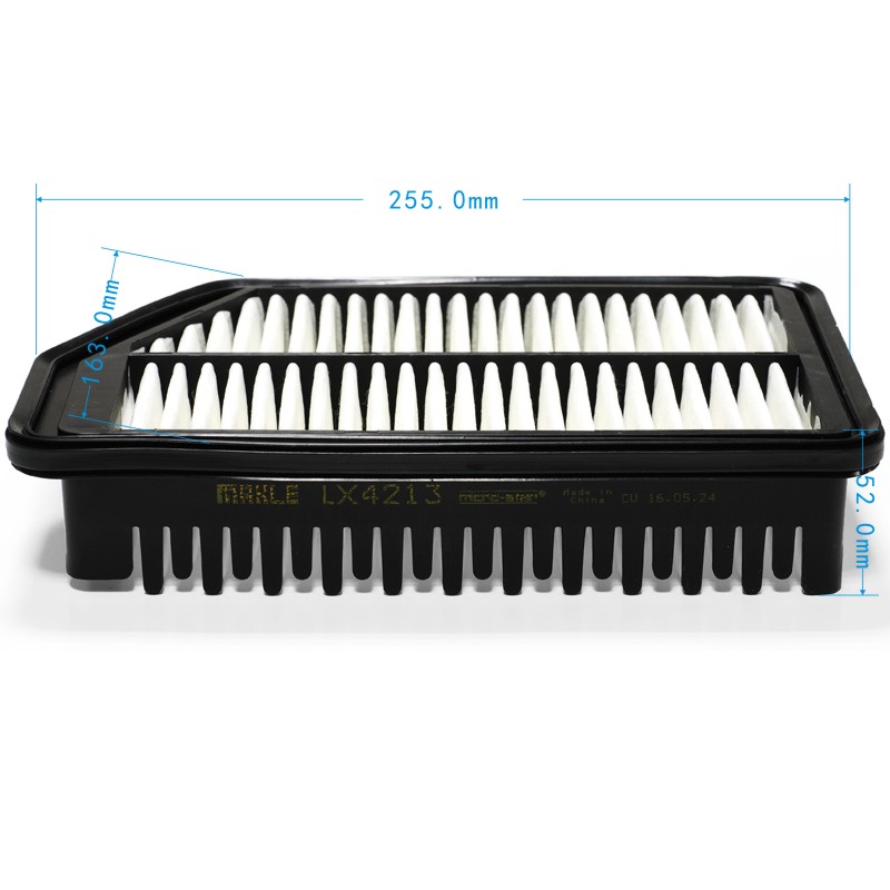 MAHLE Air Filter, Air Cleaner, LX4213 (For Hyundai IX25/Langdong/K3/K3S/KX3)