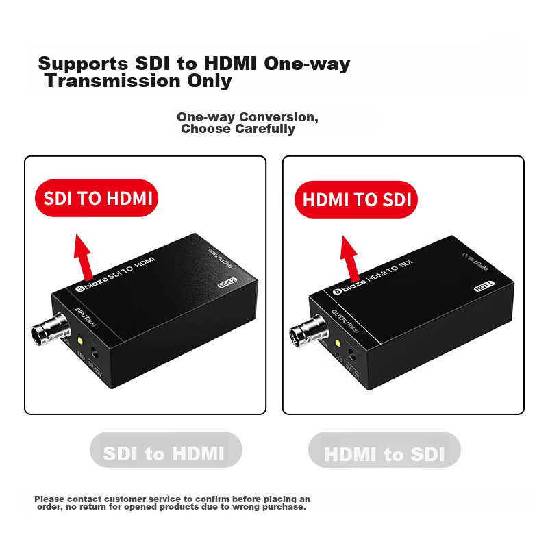 Biaze SDI to HDMI High-Definition Converter HD/3G-SDI Broadcast-Grade Audio And...