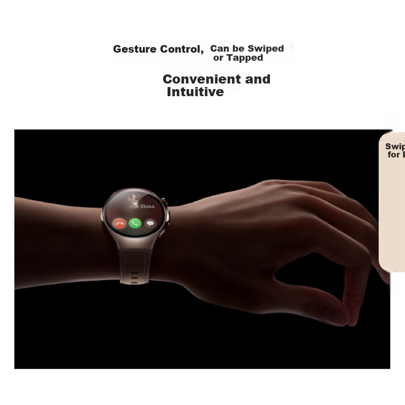 HUAWEI WATCH 5 42mm Basic Model, Deep Black Stainless Steel Case, Phantom Black...