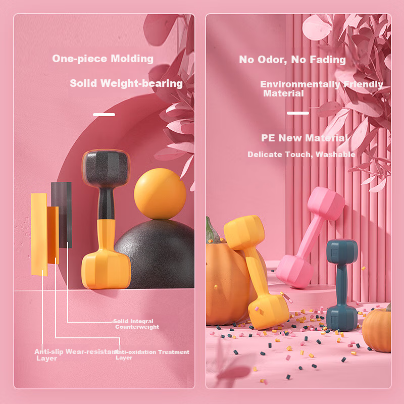 LW Dumbbell Set for Women Home Fitness Equipment Children Yoga Arm Muscle Traini...