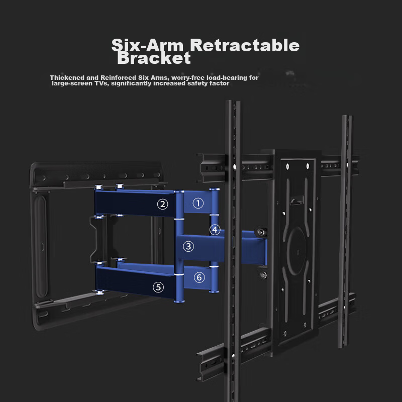 Jingying TV Extendable Wall Mount (45-86 Inches), Universal Extendable Rotating...