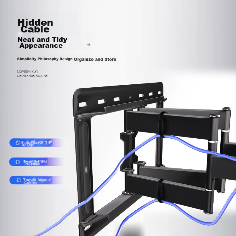 Jingying TV Extendable Wall Mount (45-86 Inches), Universal Extendable Rotating...