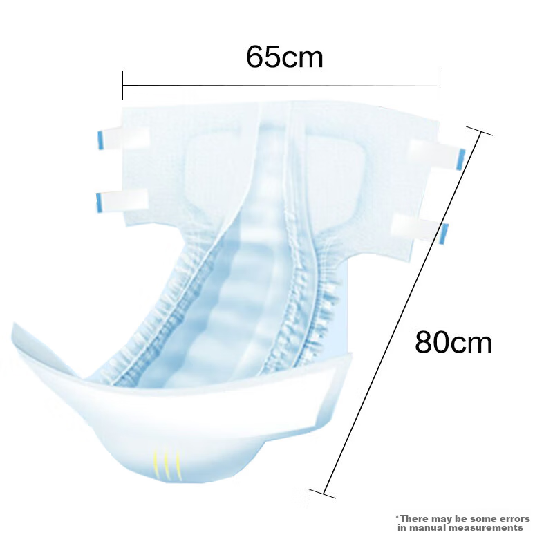 Haishi Hainuo Beishiwei Medical Care Pad, 65cm*80cm*10 Pieces (Size L), Adult Di...