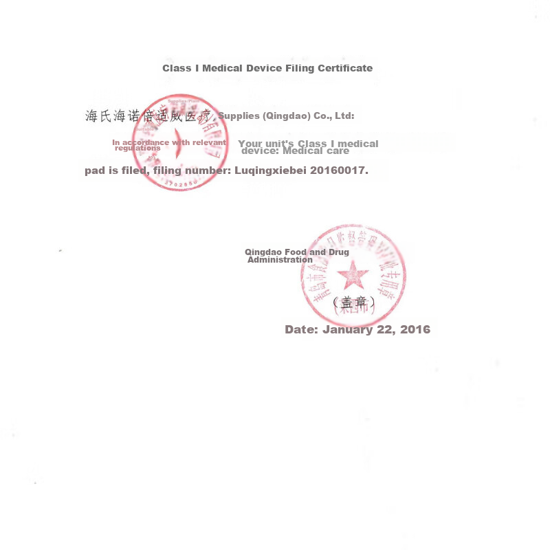 Haishi Hainuo Beishiwei Medical Care Pad, 65cm*80cm*10 Pieces (Size L), Adult Di...