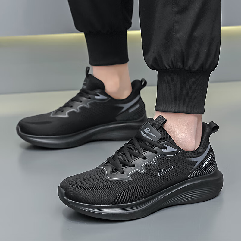 Warrior Shoes for Men, Soft-Soled Sneakers, Breathable, Trendy, Lightweight Casu...