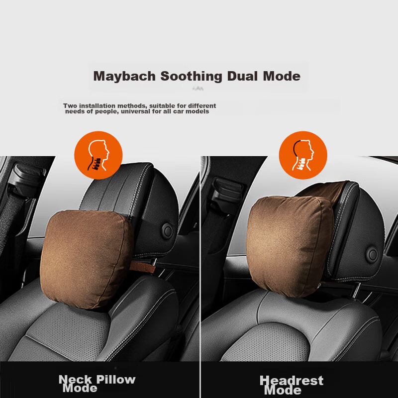 Zhunhang Car Lumbar Support, Back Cushion, Car Headrest, Driver's Seat Back Supp...