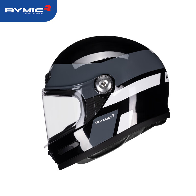 RYMIC Motorcycle Retro Full-Face Helmet, 3C Certified, Unisex Motorcycle Riding...